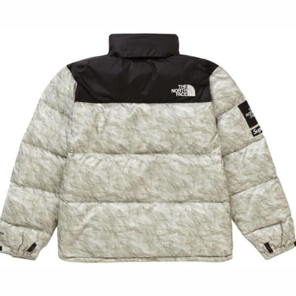 シュプリーム 偽物 Supreme The North Face Paper Print Nuptse Jacket201116CC0193